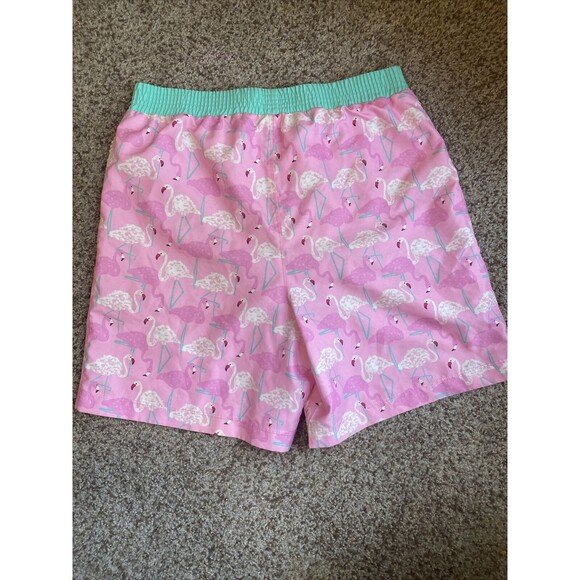 MATILDA JANE Enchanted Garden Flamingo Fan Club Swim Trunks size 16 - Picture 6 of 6